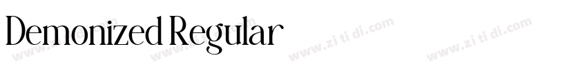 Demonized Regular字体转换 Demonized Regular字体转换